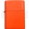 Zippo Lighter Logo - Orange Matte -Kershaw Store zippo lighter 231zl zippo logo orange jm large