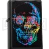 Zippo Lighter Colorful Zippo Skull - Black Matte 2 Zippo Lighter Colorful Zippo Skull - Black Matte -Kershaw Store zippo lighter 28042 zippo skul jm large