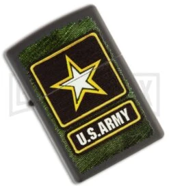 Zippo US Army - Star Logo Matte Black Lighter 28631