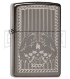 Zippo Lighter Zippo Skulls - Ebony
