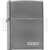 Zippo Lighter Black Ice W/ Zippo Logo -Kershaw Store zippo lighter black ice zippo logo jm large