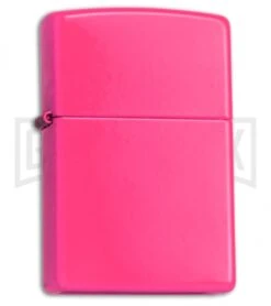 Zippo Lighter Neon Pink - Matte