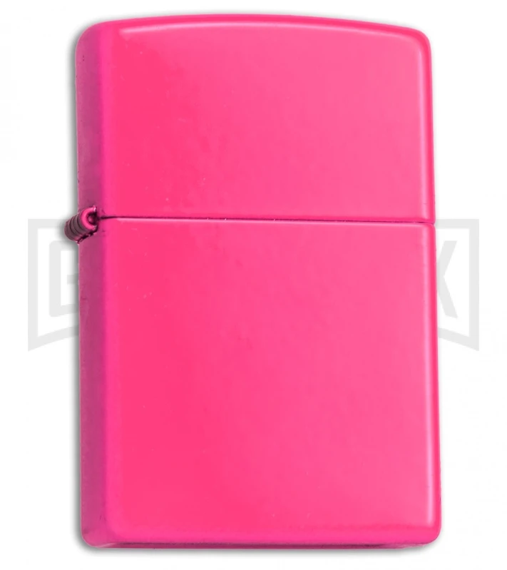 Zippo Lighter Neon Pink - Matte 3 Zippo Lighter Neon Pink - Matte
