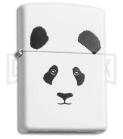 Zippo Lighter Panda - White Matte