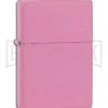 Zippo Lighter Light Pink Matte 238 -Kershaw Store zippo pink 238 large