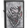 Zippo Black Matte Skull Gears Lighter -Kershaw Store zippo skull gears 28882 cm large