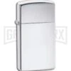 Zippo Lighter Slim High Polish Chrome 1610