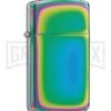 Zippo Lighter Slim Spectrum Rainbow Finish 20493 -Kershaw Store zippo slim 20493 large