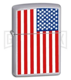 Zippo Lighter American US Flag 205